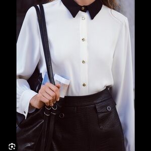 Zara button up top NWT